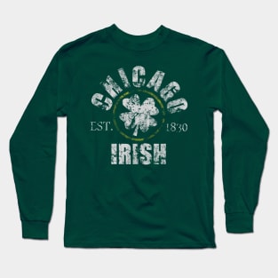 Vintage Chicago Irish Heritage Long Sleeve T-Shirt